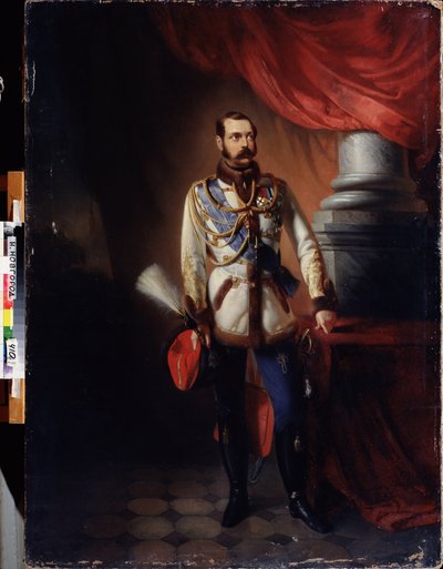 Retrato del emperador Alejandro II de Rusia (conocido como El Libertador de Konstantin Egorovich Makovsky
