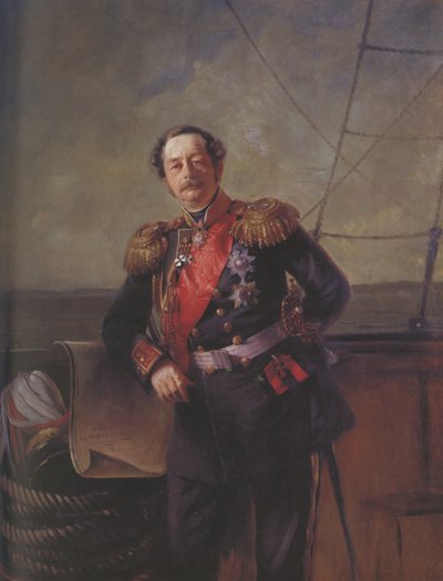 Retrato del Conde Nikolay Nikolayevich Muravyov-Amursky 1809-1881, 1863 de Konstantin Egorovich Makovsky