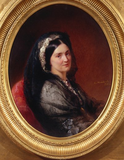 Retrato de la Condesa Natalia Pavlovna Stroganova de Konstantin Egorovich Makovsky