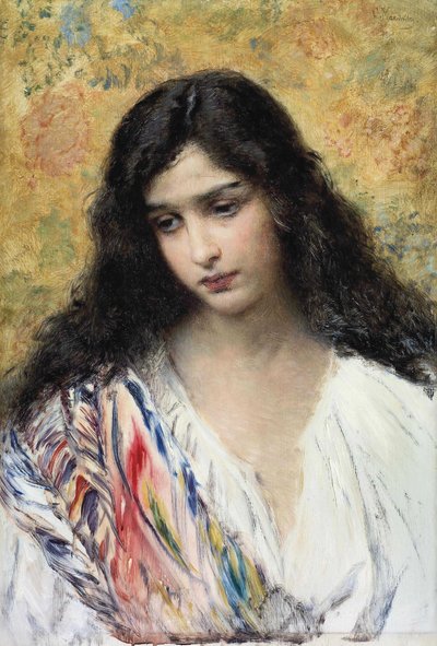 Belleza rusa, 1900s de Konstantin Egorovich Makovsky