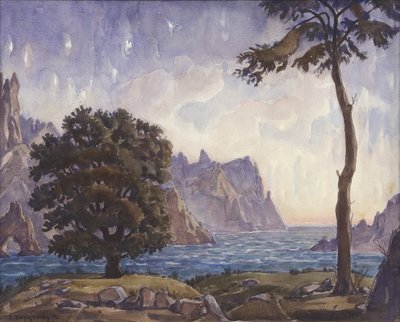 Paisaje, 1942 de Konstantin Fyodorovich Bogayevsky