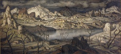 La región cimeria, 1910 de Konstantin Fyodorovich Bogayevsky