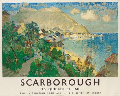 Un cartel publicitario para Scarborough de Konstantin Ivanovich Gorbatov