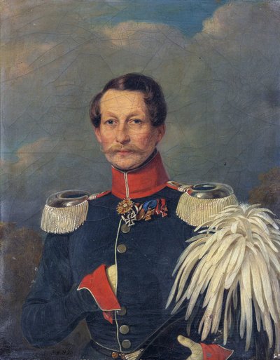 Adalbert de Prusse - Retrato del Príncipe Adalberto de Prusia (1811-1873) - Konstantin Johann Franz Cretius (1814-1901). Óleo sobre lienzo de Konstantin Johann Franz Cretius