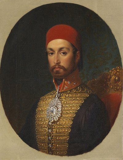 Retrato del Sultán Abdülmecid I de Konstantin Johann Franz Cretius