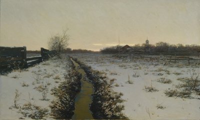Noche de invierno, 1888 de Konstantin Konstantinovich Pervukhin