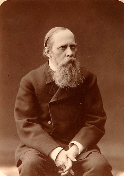 Mijaíl Saltykov-Shchedrin, autor ruso, 1880s de Konstantin Schapiro
