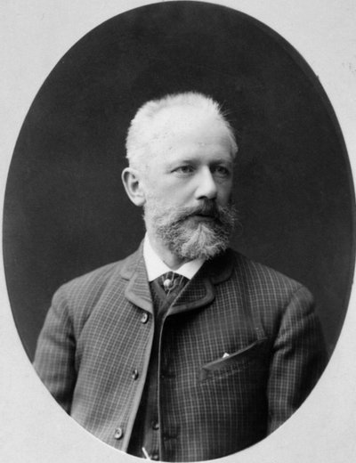 Peter Tchaikovsky, compositor ruso, años 1880 de Konstantin Schapiro