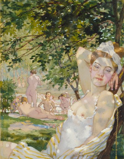 Bañistas al sol, 1930 de Konstantin Somov