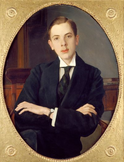Evgenii Sergheevich Mikhailov, el sobrino del artista, 1916 de Konstantin Somov