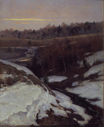 Primavera temprana, 1905 de Konstantin Yakovlevich Kryzhitsky