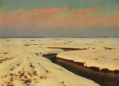 Paisaje Invernal de Konstantin Yakovlevich Kryzhitsky