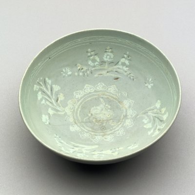 Cuenco con esmalte celadón, 1250-1350 de Korean School