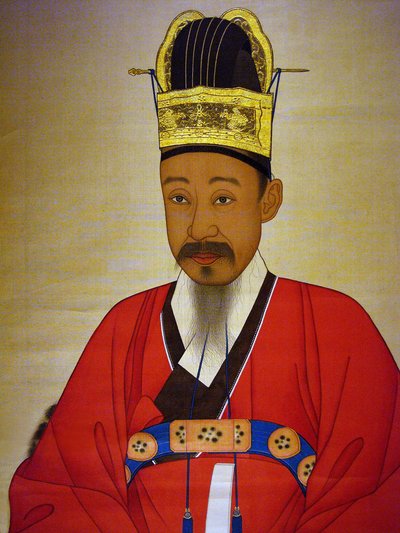 Retrato de Yi Haeung (o “Shibaek”) de Korean School
