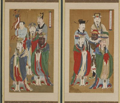 Escena procesional, dinastía Choson de Korean School