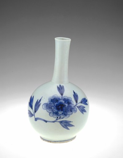 Botella de cerámica Punwon, provincia de Kyonggido, período Chosan de Korean School