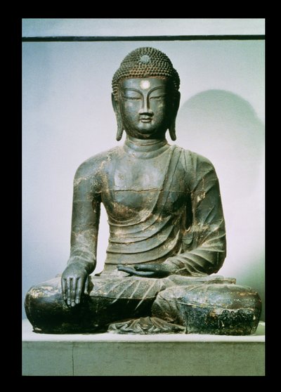 Buda Sakyamuni sentado de Chungung-ni de Korean School