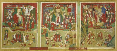 Tres de los diez reyes del infierno de Korean School