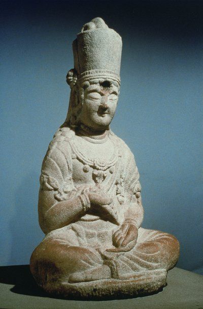 Bodhisattva sentado de Hansong-sa, Corea de Korean School