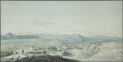 Vista de la Fortaleza de Konstantinogorsk desde la Montaña Mashuk de Korneev
