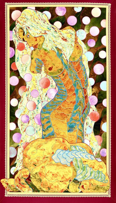 La diosa sirena dorada de Kostyantin Malginov