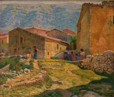 Mañana soleada en Civita d