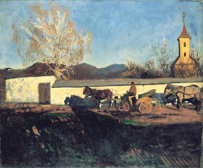 Tarde en marzo de Károly Ferenczy