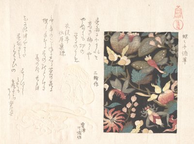 Diseño para Cuero y Netsuke de Kubo Shunman