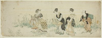 Recogiendo Flores de Primavera de Kubo Shunman