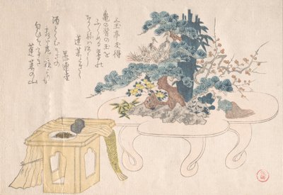 Shimadai y Sambo, siglo XIX de Kubo Shunman