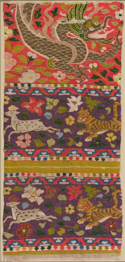 Tigers Chasing Deer, with Dragon de Kubo Shunman