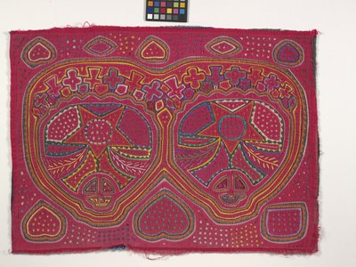Panel camisero (Mola) (foto) de Kuna Indian Culture