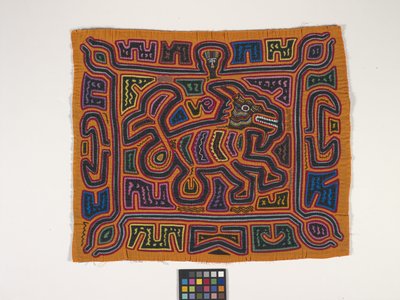 Panel camisero (Mola) (foto) de Kuna Indian Culture