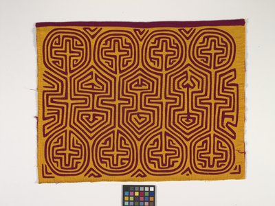 Panel camisero (Mola) (foto) de Kuna Indian Culture