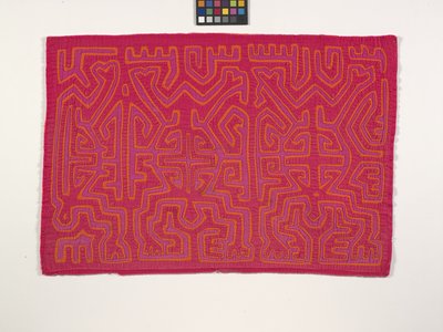 Panel camisero (Mola) (foto) de Kuna Indian Culture