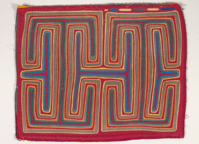 Panel de camisa (mola), c.1950 (algodón aplicado) de Kuna Indian Culture