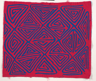 Panel de camisa (mola), c.1950 (algodón aplicado) de Kuna Indian Culture