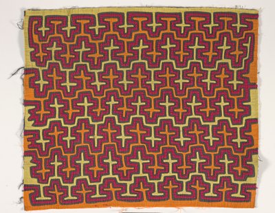 Panel de camisa (mola), c.1950 (algodón aplicado) de Kuna Indian Culture