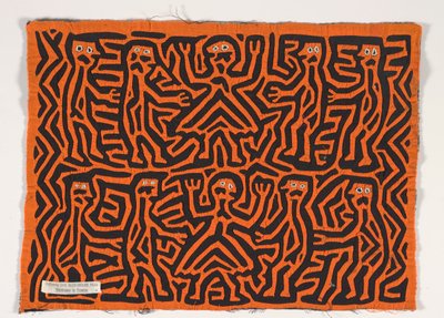 Panel de camisa (mola), c.1950 (algodón aplicado) de Kuna Indian Culture