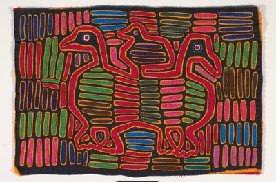 Panel de camisa (mola) (algodón aplicado) de Kuna Indian Culture