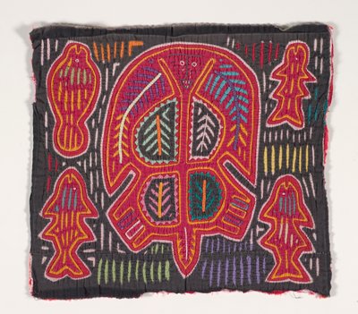 Panel de camisa (mola) (algodón aplicado) de Kuna Indian Culture