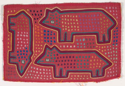 Panel de camisa (mola) (algodón aplicado) de Kuna Indian Culture