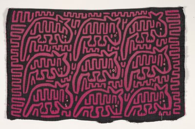 Panel de camisa (mola) (algodón aplicado) de Kuna Indian Culture
