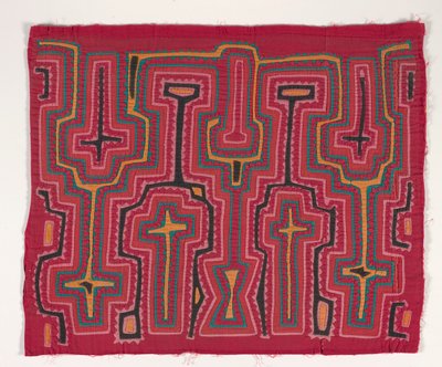 Panel de camisa (mola) (algodón aplicado) de Kuna Indian Culture