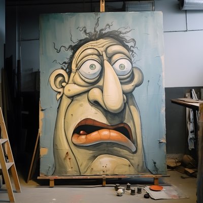 200 años de edad Gigante lindo ogro cara 1 de Kurt Heppke