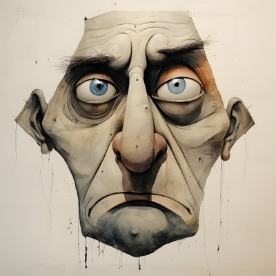 200 años de edad Ogro gigante cara linda 3 de Kurt Heppke