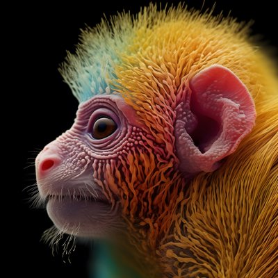 Mono en color 2 de Kurt Heppke