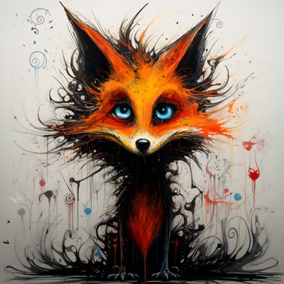 Antropomorfismo del Zorro Mágico 2 de Kurt Heppke