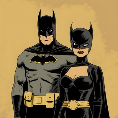 Batman y Catwoman 2 de Kurt Heppke