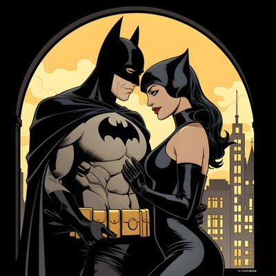 Batman y Catwoman 3 de Kurt Heppke